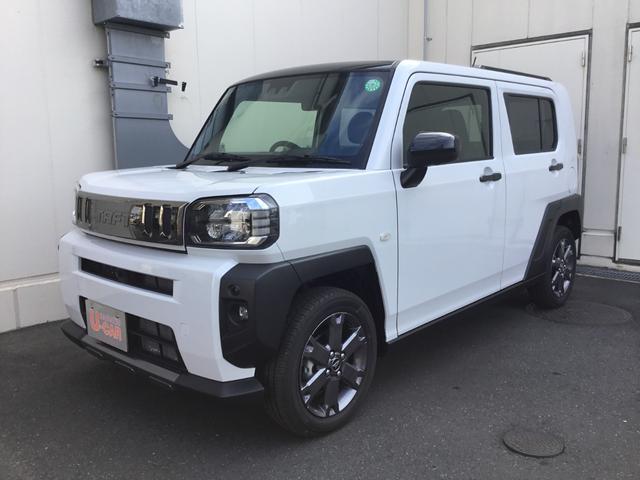 タフトGターボ ダーククロムベンチャー純正フルセグメモリーナビ オプションカラー 試乗車UP パノラマモニター プッシュボタンスタート キーフリー スマートアシスト 純正アルミホイール LEDヘッドライト ガラスルーフ 走行距離134キロ(埼玉県)の中古車