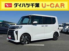 タントカスタムＸＬＥＤヘッドライト／両側電動スライドドア／コーナーセンサー／アイドリングストップ／衝突回避支援システム／横滑り防止装置／オートエアコン／アルミホイール／キーフリーシステム／電動格納ミラー／オートライト