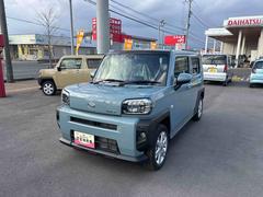 タフトＧインパネシフト　プッシュスタートスイッチ　電子カードキー　電動パーキングブレーキ　カーナビ　衝突回避システム　レーンキープアシスト　オートマチックハイビーム　ガラスサンル−フ　ＡＢＳ　アルミホイール