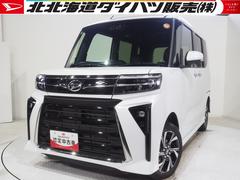 タントカスタムＸ４ＷＤ　両側パワースライドドア　オーディオレス　ＬＥＤヘッドライト　オートライト　オートエアコン　運転席助手席シートヒーター　前後コーナーセンサー　アルミホイール　アイドリングストップ