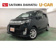 ムーヴカスタム　Ｘ　タバコ臭／走行４７１１８キロ／ナビ／マット１年保証距離無制限　走行距離４７１１８キロ　純正マット　助手席エアバック　オートライト　ＬＥＤヘッドランプ　アイドリングストップ　プッシュボタンスタート　電動格納式ドアミラー　キーフリー