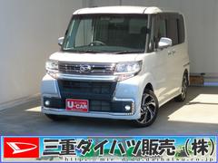 タントカスタムＲＳトップエディションＶＳ　ＳＡＩＩＩ　　　　４ＷＤターボ付　パノラマカメラ　運転席シートヒータ　前方用ドライブレコーダー　フルセグ　ＬＥＤヘッドライト　両側電動ドア　ＤＶＤ　キーフリー　純正７型ナビ　Ｂｌｕｅｔｏｏｔｈ対応　オートエアコン　ＵＳＢ接続