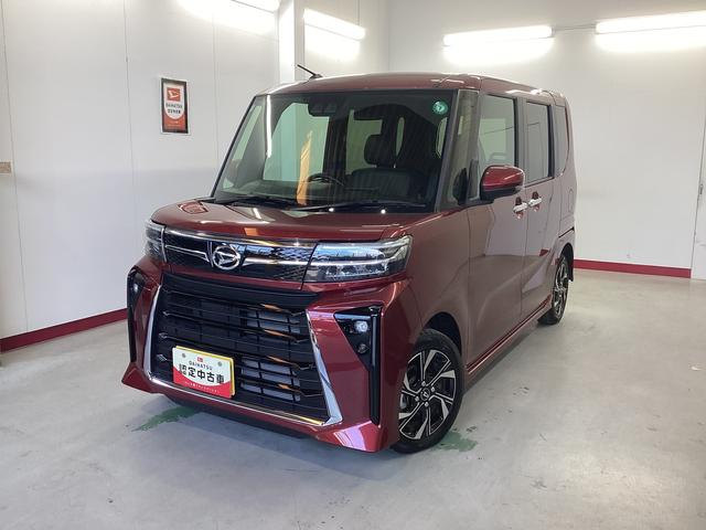 タントカスタムＸ衝突被害軽減ブレーキ　横滑り防止装置　オートハイビーム　アイドリングストップ　ステアリングスイッチ　オートライト　キーフリーシステム　オートエアコン　ディスプレイオーディオ　バックカメラ（岐阜県）の中古車