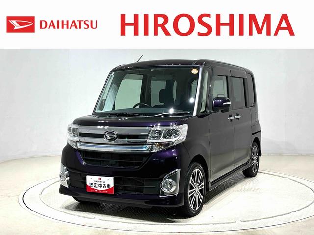 タントカスタムＲＳ　スマートセレクションＳＮ　ナビ　ＥＴＣＬＥＤオートライト　オートエアコン　プッシュボタンスタート　アルミホイール　キーフリーシステム（広島県）の中古車