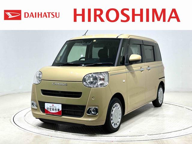 ムーヴキャンバスセオリーＸ　ナビゲーション　ドライブレコーダーハロゲンライト　足踏み式パーキングブレーキ　プッシュボタンスタート　セキュリティアラーム　両側パワースライドドア　オート電動格納式ドアミラー（広島県）の中古車
