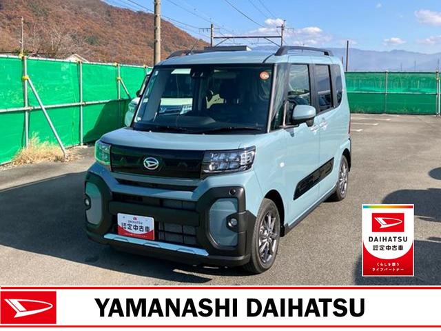 タントファンクロス　純正ナビゲーション　Ｐモニタースマートアシスト・ＬＥＤヘッドライト・１４インチアルミホイール・両側パワースライドドア・ＵＳＢソケット・運転席助手席シートヒーター・フルファブリックシート（山梨県）の中古車