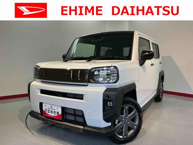 タフトG ダーククロムベンチャー純正ナビ パノラマモニター フルセグTV CD DVD USB Bluetooth クルーズコントロール 前席シートヒーター オートライト LEDヘッドライト 電動パーキング プッシュスタート(愛媛県)の中古車