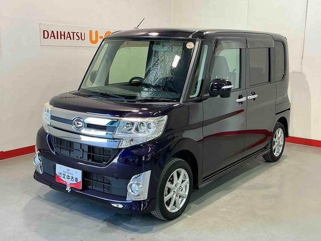 タントカスタムXi−stop 電動格納式ドアミラー 盗難防止 助手席エアバッグ 両側スライド片側電動 インテリキー LED 横滑り防止装置 ベンチシート アルミ エアバック 衝突安全ボディ ABS(栃木県)の中古車