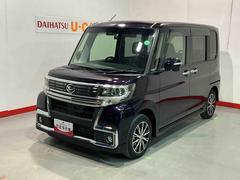 タントカスタムＸ　トップエディションＳＡＩＩＥＴＣ装備　衝突軽減システム　両側スライド片側電動ドア　車線逸脱警報装置　セキュリティ　Ｂモニター　衝突安全ボディ　ＬＥＤヘッドライト　キーフリーシステム　ナビＴＶ　アルミ