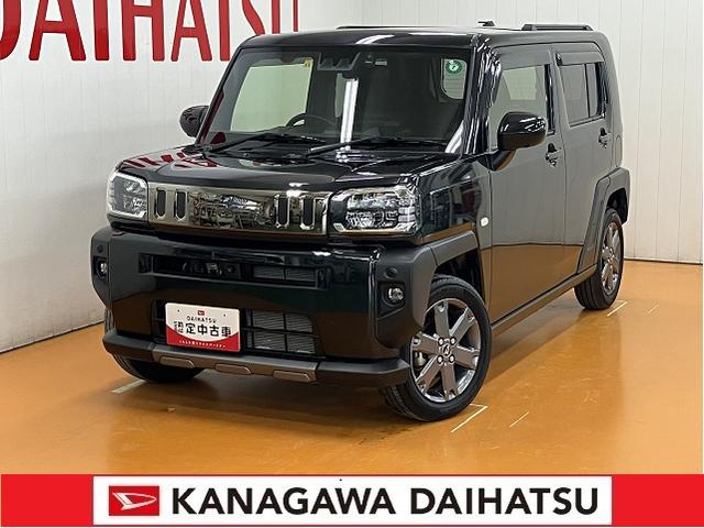 タフトGターボ ダーククロムベンチャーサポカーSワイド適合 ドラレコ スカイフィールトップ パノラマモニター対応 電動パーキングブレーキ 全車速追従機能付ACC ステアリングスイッチ シートヒーター USB接続端子 コーナーセンサー(神奈川県)の中古車