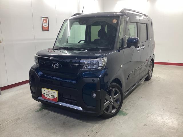 タントファンクロスターボ衝突被害軽減ブレーキ　横滑り防止装置　オートハイビーム　アイドリングストップ　ステアリングスイッチ　オートライト　キーフリー　オートエアコン　ナビ　ドラレコ　パノラマカメラ　ＥＴＣ　マットバイザー（岐阜県）の中古車