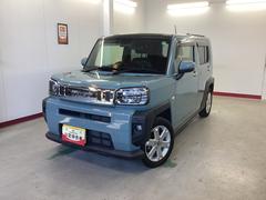 タフトＧ衝突被害軽減ブレーキ　横滑り防止装置　オートハイビーム　アイドリングストップ　ステアリングスイッチ　オートライト　キーフリーシステム　オートエアコン　ナビ　バックカメラ　マット　バイザー