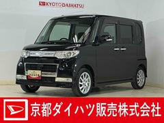 タントカスタムＲＳ　ワンオーナー　ターボ　ナビＴＶ　ＥＴＣワンオーナー　ターボ　ナビ　ＥＴＣ　片側電動スライドドア　１５インチ純正アルミホイール　ワンセグＴＶ　ＤＶＤ再生　ドアバイザー　フォグライト　キーレスエントリー　電動格納ドアミラー　オートエアコン