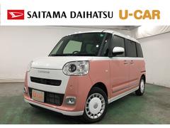 ムーヴキャンバスストライプスＧ　走行２８４５キロ／クリアランスソナー一年保証・走行距離無制限　走行２８４５キロ　サイドエアバック　クリアランスソナー　オートマチックハイビーム　オートライト　ＬＥＤヘッドライト　ベンチシート　シートヒーター　両側電動スライドドア