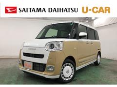 ムーヴキャンバスストライプスＧ　走行５６６８キロ／ＬＥＤヘッドランプ／マット一年保証・走行距離無制限　走行５６６８キロ　サイドエアバック　クリアランスソナー　オートマチックハイビーム　オートライト　ＬＥＤヘッドライト　ベンチシート　シートヒーター　両側電動スライドドア