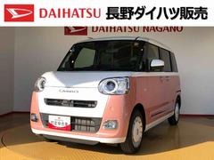 ムーヴキャンバスストライプスＧターボ４ＷＤ　ターボ　　両側電動スライドドア　オートライト　衝突被害軽減システム　横滑り防止機能　シートヒーター　プッシュスタート　スマートキー　オートエアコン　アイドリングストップ　ＡＢＳ