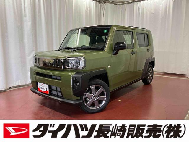 タフトG ダーククロムベンチャー元試乗車 衝突被害軽減システム レーンキープアシスト ガラスルーフ シートヒーター アイドリングストップ LEDヘッドランプ オートマチックハイビーム 電動格納ミラー スマートキー 衝突安全ボディ(長崎県)の中古車