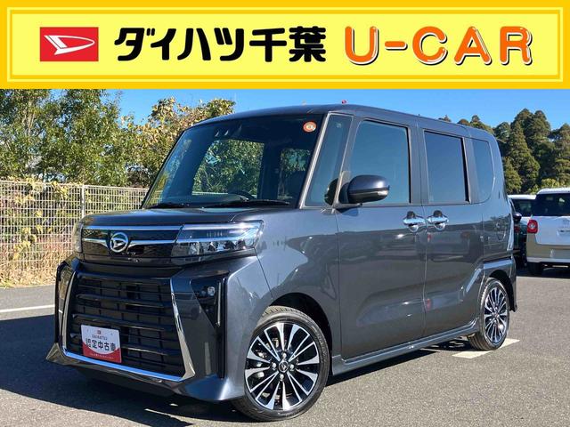 タントカスタムＲＳターボエンジン　１５インチアルミ　バックカメラ　両側電動スライドドア　シートヒーター　電動駐車ブレーキ　ＬＥＤライト＆フォグ　上下２段調節式デッキボード　コーナーセンサー　衝突被害軽減ブレーキ（千葉県）の中古車