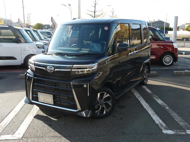 タントカスタムXキーフリーシステム セキュリティアラーム アルミホイール スモークガラス 走行距離5km(福岡県)の中古車