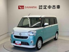 ムーヴキャンバスＧメイクアップＶＳ　ＳＡＩＩＩスマートアシスト搭載　バックカメラ付き　後席両側電動スライドドア　オートエアコン　オートライト　キーフリー　アイドリングストップ　ＡＢＳ　電動ドアミラー