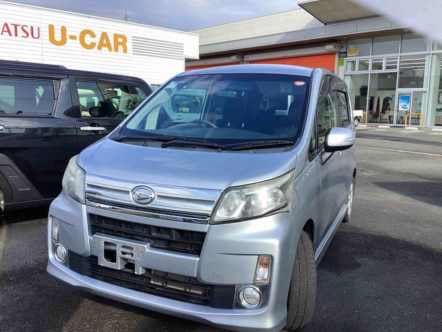 ムーヴカスタム X SAインパネシフト プッシュスタートスイッチ 電子カードキー CDプレーヤー アルミホイール エコアイドル オートエアコン(鹿児島県)の中古車