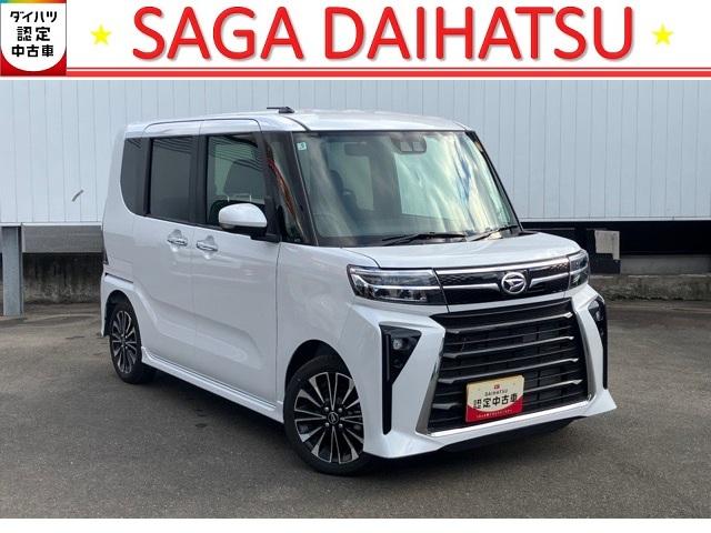 タントカスタムRS両側電動スライドドア・プッシュボタンスタート・ステアリングスイッチ・オートエアコン・キーフリーシステム・シートヒーター・バックカメラ対応・アルミホイール・パワーウィンドウ(佐賀県)の中古車