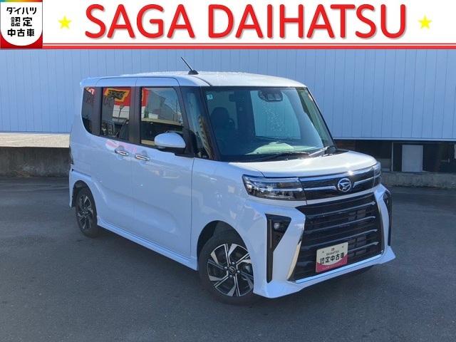 タントカスタムX両側電動スライドドア・プッシュボタンスタート・ステアリングスイッチ・オートエアコン・キーフリーシステム・シートヒーター・バックカメラ対応・アルミホイール・パワーウィンドウ(佐賀県)の中古車