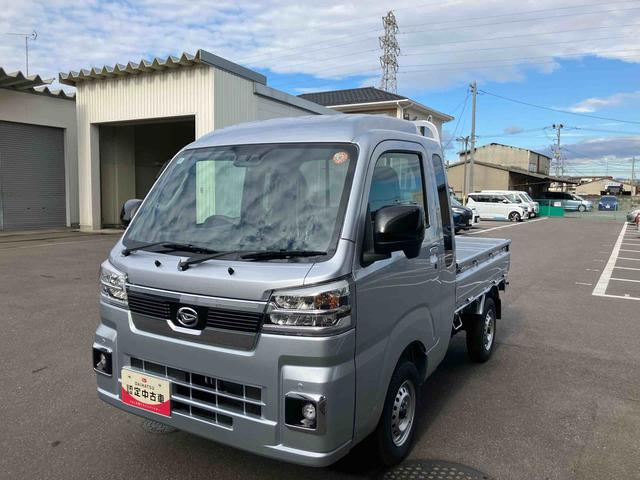 ハイゼットトラックジャンボエクストラ　４ＷＤ　５速マニュアル４ＷＤ　ＣＶＴ　６６０ｃｃ　衝突被害軽減ブレーキ　横滑り防止装置　ＡＢＳ　エアバッグ　マニュアルエアコン　パワーステアリング　アイドリングストップ　　届出済未使用車（福島県）の中古車