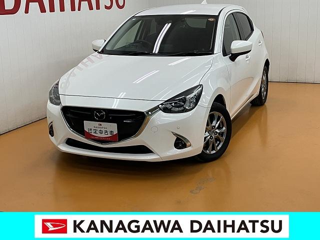 デミオ15Sノーブルクリムゾン衝突被害軽減ブレーキシステム ドラレコ 全周囲カメラ クルーズコントロール ステアリングスイッチ シートヒーター USB接続端子 ヘッドアップディスプレイ ETC コーナーセンサー キーフリー(神奈川県)の中古車