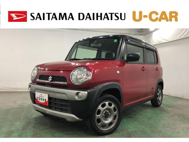 ハスラーＧ　走行４３５４６キロ／車検整備付／ナビ／バックカメラ一年保証・走行距離無制限走行４３５４６キロ　ワンセグナビ　バックカメラ　アイドリングストップ　ベンチシート　シートヒーター（埼玉県）の中古車