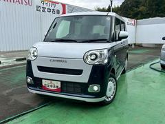 ムーヴキャンバスストライプスＧ次世代スマートアシスト　両側パワースライドドア　シートヒーター　オートライト　７インチナビ　前後コーナーセンサー　置き楽ＢＯＸ　ＬＥＤライト　電動パーキングブレーキ・ブレーキホールド機能