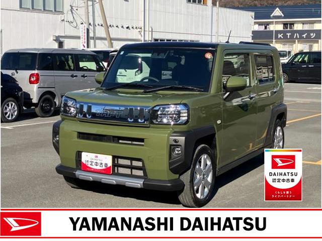 タフトG クロムベンチャー 純正ナビゲーション ドライブレコーダースマートアシスト・15インチアルミ・LEDヘッドランプ・LEDフォグ・スカイフィールトップ・電動パーキング・運転席助手席シートヒーター・USBソケット(山梨県)の中古車