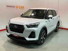 ロッキープレミアムＧ　ＨＥＶバックカメラ付き　電動格納式ドアミラー　衝突被害軽減　盗難防止　衝突安全ボディ　アルミホイル　ＬＥＤライト　オートＬＥＤ　Ｓヒーター　スマートキー　ナビＴＶ　アイドリングストップ