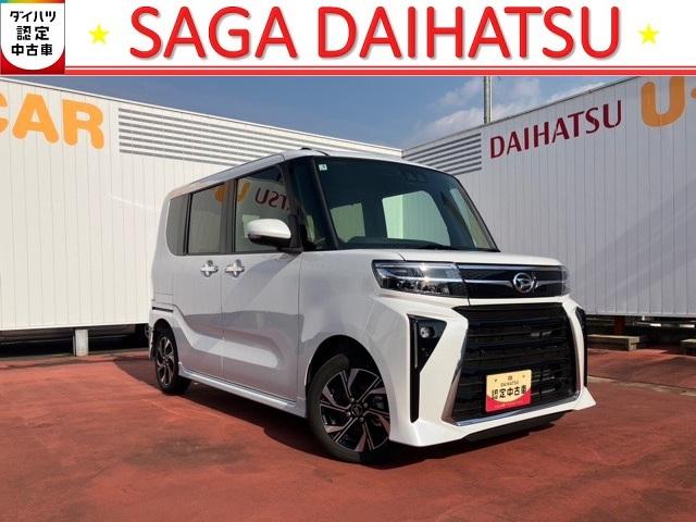 タントカスタムX両側電動スライドドア・プッシュボタンスタート・ステアリングスイッチ・オートエアコン・キーフリーシステム・シートヒーター・全周囲カメラ対応・パワーウィンドウ(佐賀県)の中古車