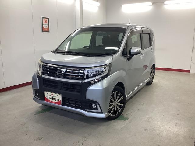 ムーヴカスタム　Ｘ　ハイパーＳＡ衝突被害軽減ブレーキ　横滑り防止装置　アイドリングストップ　ステアリングスイッチ　オートライト　キーフリーシステム　オートエアコン　社外ナビ　マット　バイザー（岐阜県）の中古車