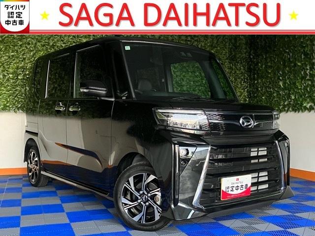 タントカスタムX両側電動スライドドア・プッシュボタンスタート・ステアリングスイッチ・オートエアコン・キーフリーシステム・シートヒーター・バックカメラ対応・パワーウィンドウ(佐賀県)の中古車