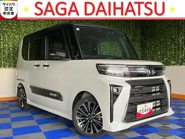 タントカスタムRS エコアイドル非装着車両側電動スライドドア・ETC・プッシュボタンスタート・ステアリングスイッチ・オートエアコン・キーフリーシステム・シートヒーター・全周囲カメラ対応・パワーウィンドウ(佐賀県)の中古車