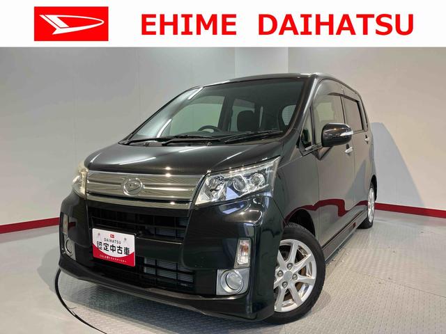 ムーヴカスタム X社外ナビ フルセグTV CD DVD USB Bluetooth ETC オートライト LEDヘッドライト プッシュスタート アイドリングストップ ベンチシート 電動格納ドアミラー キーフリーシステム(愛媛県)の中古車