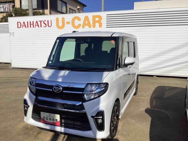 タントカスタムＲＳスタイルセレクションターボ　インパネシフト　プッシュスタートスイッチ　電子カードキー　アルミホイール　ＥＴＣ車載器　衝突軽減ブレーキサポート　ＡＢＳ　両側自動ドア　オートハイビーム（鹿児島県）の中古車