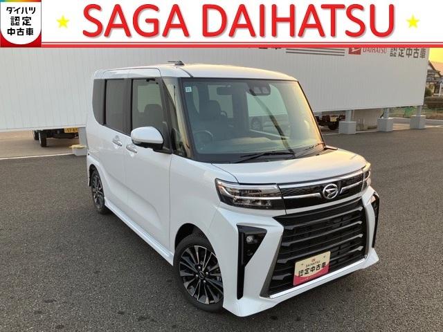 タントカスタムＲＳ両側電動スライドドア・プッシュボタンスタート・ステアリングスイッチ・オートエアコン・キーフリーシステム・シートヒーター・全周囲カメラ対応・アルミホイール・パワーウィンドウ（佐賀県）の中古車