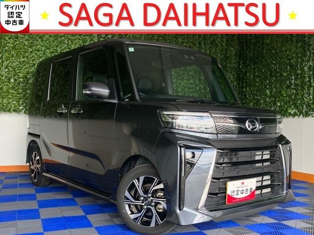 タントカスタムＸ両側電動スライドドア・プッシュボタンスタート・ステアリングスイッチ・オートエアコン・キーフリーシステム・シートヒーター・全周囲カメラ対応・アルミホイール・パワーウィンドウ（佐賀県）の中古車