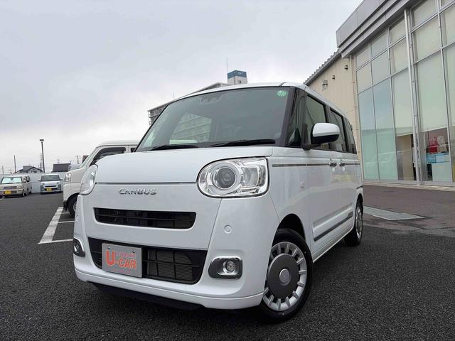 ムーヴキャンバスセオリーＧターボ　純正ナビ　ＥＴＣ　両側パワスラ走行０．４万　１年保証走行距離無制限　新車保障継承　車検Ｒ９．１１　両側パワスラ　クルーズコントロール　ＬＥＤヘッドライト　純正フルセグナビ　ＴＶ　ＤＶＤ　ＢＴオーディオ　ＥＴＣ　スマートアシスト（埼玉県）の中古車