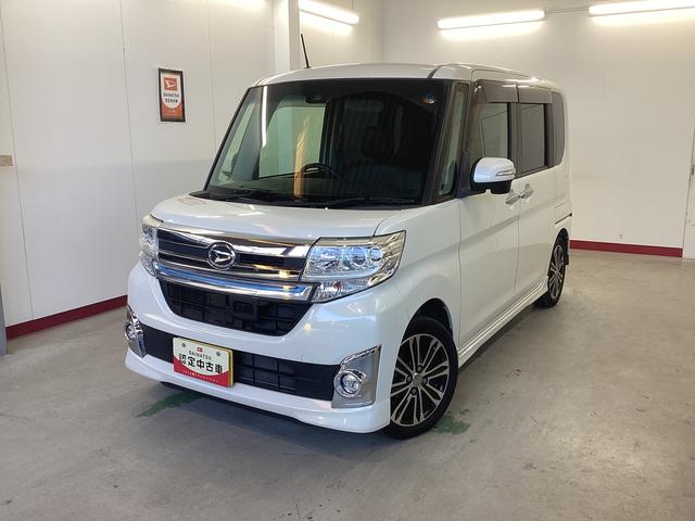 タントカスタムRS トップエディションSAII衝突被害軽減ブレーキ 横滑り防止装置 アイドリングストップ ステアリングスイッチ オートライト キーフリーシステム オートエアコン ナビ バックカメラ マット バイザー(岐阜県)の中古車