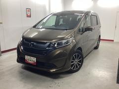 フリードＧ・ホンダセンシング衝突被害軽減ブレーキ　横滑り防止装置　アイドリングストップ　ステアリングスイッチ　オートライト　キーフリーシステム　オートエアコン　ナビ　バックカメラ　ＥＴＣ　マット　バイザー