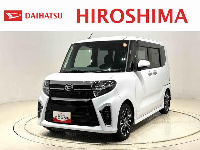 タントカスタムＲＳナビ　バックカメラ　ＬＥＤオートライト　パワースライドドアウェルカムオープン機能　運転席ロングスライドシ−ト　助手席ロングスライド　助手席イージークローザー　アルミホイール　キーフリーシステム（広島県）の中古車