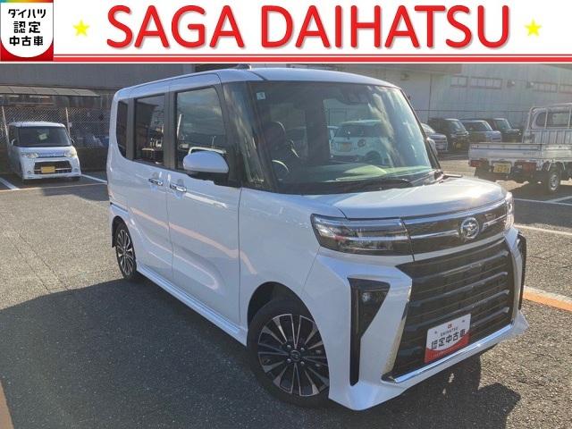 タントカスタムＲＳ両側電動スライドドア・プッシュボタンスタート・ステアリングスイッチ・オートエアコン・キーフリーシステム・シートヒーター・全周囲カメラ対応・アルミホイール・パワーウィンドウ（佐賀県）の中古車