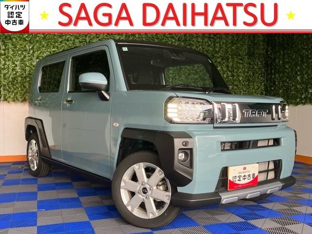 タフトG クロムベンチャーコーナーセンサー・プッシュボタンスタート・ステアリングスイッチ・オートエアコン・キーフリーシステム・アルミホイール・シートヒーター・パワーウィンドウ(佐賀県)の中古車