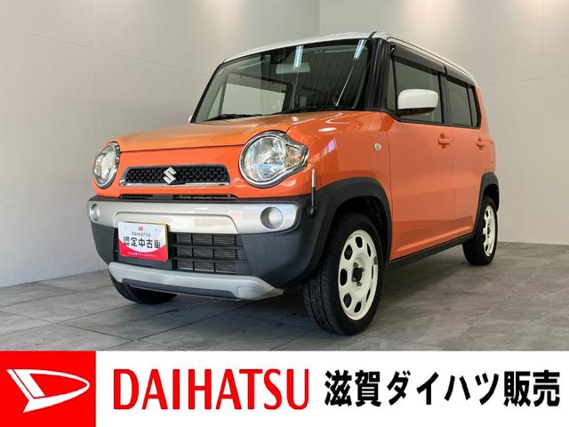 ハスラーＧターボ　４ＷＤ　スマートキー　ＥＴＣ　シートヒーター衝突被害軽減ブレーキ　ＣＤステレオ　ＥＴＣ　シートヒーター　オートエアコン　スマートキー　電動格納式ミラー　マニュアルレベリング　エコアイドル　ダウンヒルアシストコントロール（滋賀県）の中古車