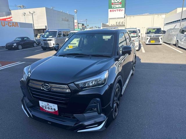 ロッキープレミアムプッシュスタートスイッチ 電子カードキー 衝突軽減システム 車線逸脱警報 アルミホイール ABS ナビゲーション リアシートモニター(鹿児島県)の中古車