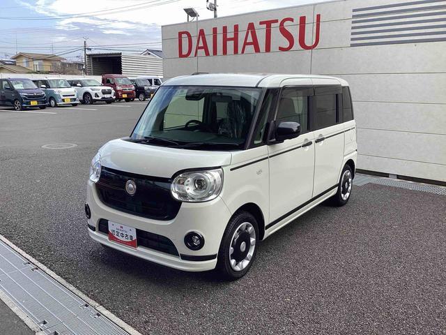 ムーヴキャンバスＧブラックアクセントＶＳ　ＳＡIIIインパネシフト　プッシュスタートスイッチ　電子カードキー　両側電動スライドドア　カーナビ　レーンキープ　オートマチックハイビーム　ＡＢＳ　ブレーキサポート（鹿児島県）の中古車